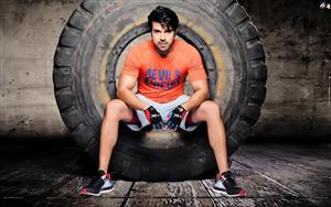 Ram Charan gives an intense look in gym wear